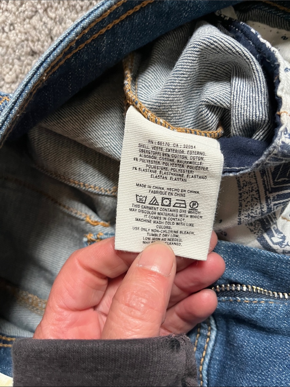 Pilcro Cropped Straight Jeans with Double-Waist Buttons Adorable Size 26 - Picture 4 of 8